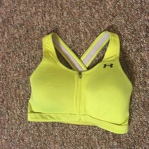 Under Armour high-impact zip front sports bra